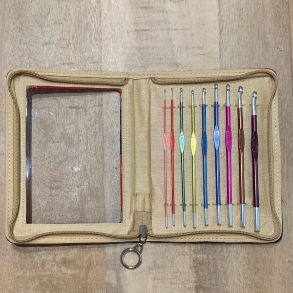 UNCINETTI ZING SET (CUSTODIA A RIGHE) - KNIT PRO