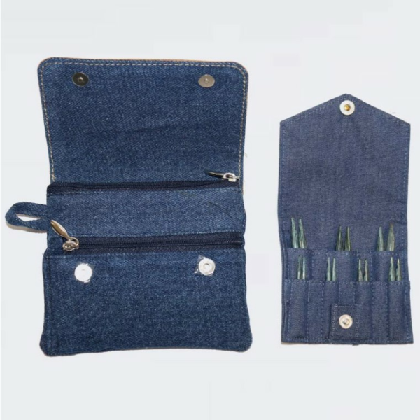 SET MINICIRCOLARI INTERCAMBIABILI DENIM WOOD - KNIT PRO