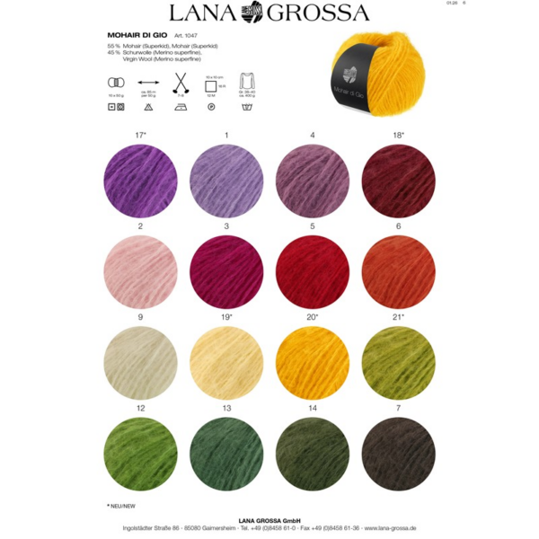 MOHAIR DI GIÒ (NORDIC KNITS) - LANA GROSSA